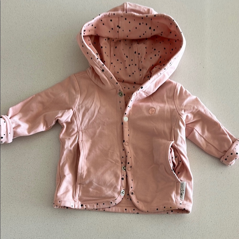 Noppies Pink Polka Dot Kids reversible Jacket